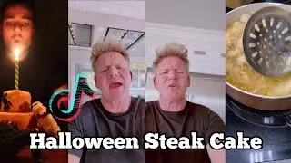Gordon Ramsay Reacts to TikTok Chefs *Steak Cake*