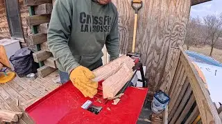 Efficient Firewood Storage and Handling on the Homestead.