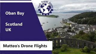 Oban Bay From McCaig's Tower, Argyll & Bute, Scotland, UK - Matteo's Drone Flights