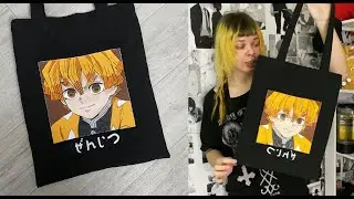 Как рисовать на ткани / Рисую на сумке