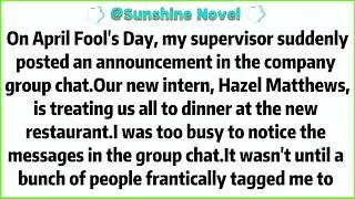 On April Fool's Day, my supervisor suddenly posted an announcement in the company group chat. Our