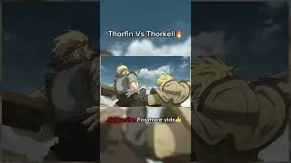 When Thorfin fought Thorkell #vinlandsaga #anime #shorts