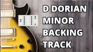 D Dorian Minor Backing Track -  PERFECT 110 BPM  Easy to jam around the Dorian Minor in D Scale.