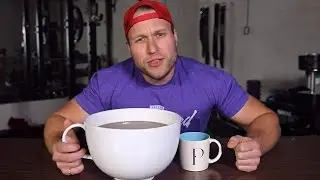 World's Largest Coffee Cup Fit Tea Chug (5+ Liters/1.33 Gal) *DON'T TRY THIS AT HOME*
