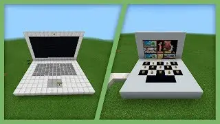 Построили гигантский ноутбук и смартфон - Построить за 5 минут! №4 (Minecraft PE)