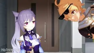 When Aether Met Keqing || Genshin Impact Animation MMD