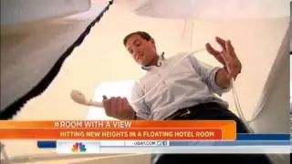 Inflatable floating hotel room costs $50K.