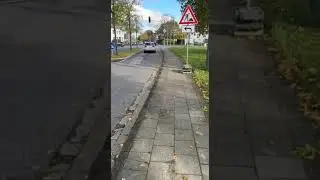Прогулка по городу Дюрен Германия. Обзор улиц.