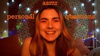 💕ASMR: Asking 100 Personal Questions w Typing Sounds (Whispered)💕