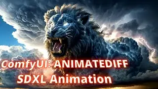 Comfyui Tutorial: Creating Animation with Animatediff and SDXL 