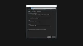 2 Project settings in Adobe Premiere Pro CC