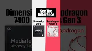 Dimensity 7400 VS Snapdragon 7s Gen 3 | 