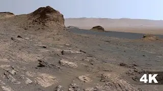 NASA Mars Rover Curiosity espectacular panorama Marte 4K
