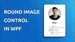 Round Image Custom Control [WPF]