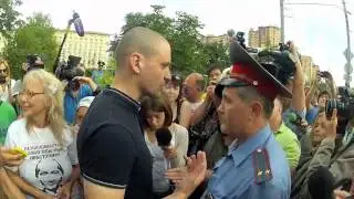 Задержание Сергея Удальцова 09-08-2012