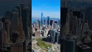 Helicopter ride over New York City #shorts.