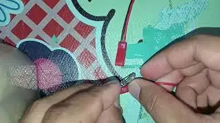 Memperbaiki konektor jst yang salah posisi kabel nya