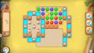 GardenScapes level 3277 17 moves no boosters