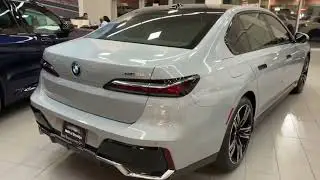 Shape and details of the BMW i7 ×Drive60 2024