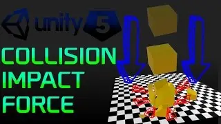 Unity 5 - Calculating impact force on collision
