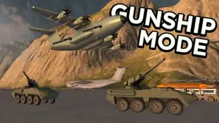 GUNSHIPS MODE IN TURBOPROP FLIGHT SIMULATOR - WHAT WILL IT LOOK LIKE? (Warplane Simulator)