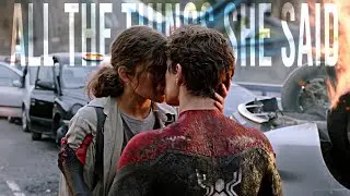 Peter and MJ - Tom and Zendaya Edit SpiderMan No Way Home (All The Things She Said) | Marlebro Edits