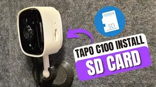 Tapo C100 SD Card Installation | How To Install SD Card In Tapo C100