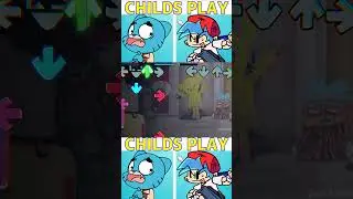 Friday Night Funkin CHILD'S PLAY VS Gumballl【Gumball】 #shorts