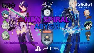 NEW 4.7 Spiral Abyss! | Floor 12: 9 Stars (Perfect Run) | [Genshin Impact 4.7]