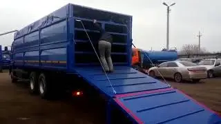 Скотовоз КАМАЗ с автоматическим трапом