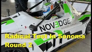 Radical SR8 Test In Sonoma - Round 2