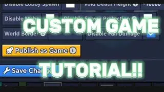 How to create your custom game in Bloxd.io!!