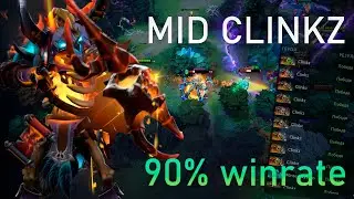 ПОДРОБНЫЙ ГАЙД НА МИДОВОГО КЛИНКЗА 90% ВИНРЕЙТ НА ТИТАНАХ, ПАТЧ 7.32