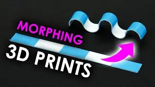 Flat to Folded: The Science of Shape-Shifting 3D Prints