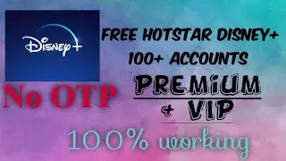 Free hotstar Disney+ subscription accounts |VIP|Premium|