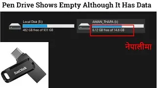 How to Fix USB Pendrives Files and Folders Not Showing |  Data is not showing in pendrive | Pendrive
