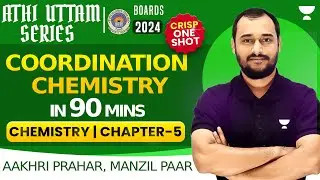 🔴 Coordination Chemistry🔥| Crisp One Shot Revision🔥😨 | Chapter 5 | Chemistry Class 12 🔥😨