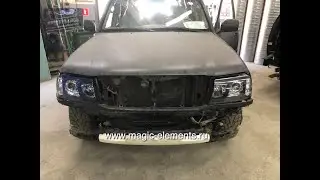 LC100 установка Bi-LED линз в фары   HD 720p
