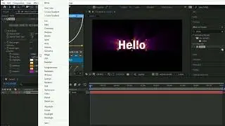 How to shine the text in after effect | gb |