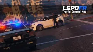 GTA 5 LSPDFR #20 (аддон на контроль трафика)