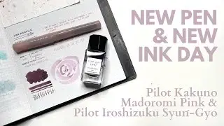 New Pen and Ink Day // Pilot Kakuno Madoromi and Pilot Iroshizuku Syun-Gyo 
