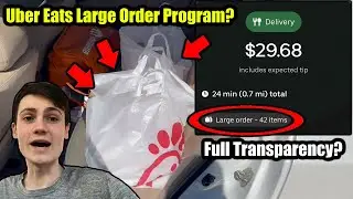 Making $130 in 3.5 HOURS! - (Uber Eats LARGE ORDER Program?!)