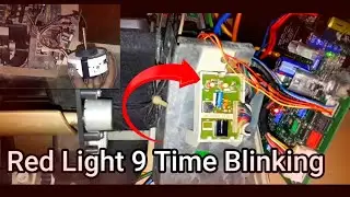 Red Light 9 Time Blinking Split Ac | 9 Times  Blinking Error codes | 9 बार Blinking Hitachi Split Ac