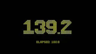 300 seconds countdown timer with 1 fractional digits accuracy