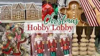 Hobby Lobby Shop with me for Christmas 2025, Christmas prep and planning, gingerbread decor 