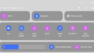 Samsung bildirim paneli değiştirme  bildirim panelinin rengini değiştirme