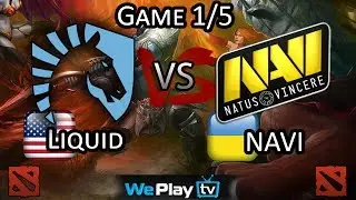 [Semi-Finals] Liquid vs Na'Vi - Game 1/5 - WePlay DoTA 2 League PlayOffs Highlights