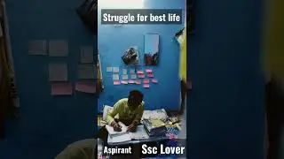 Struggler Life of A student || student struggle || Work hard #struggle #ssc #status #motivation