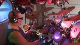 Multicam Drum Cover Barren Cross Living Dead Atomic Arena Drums Drummer Drumming