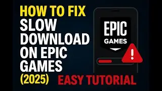 How to Fix Slow Download on Epic Games (2025) | Easy Tutorial